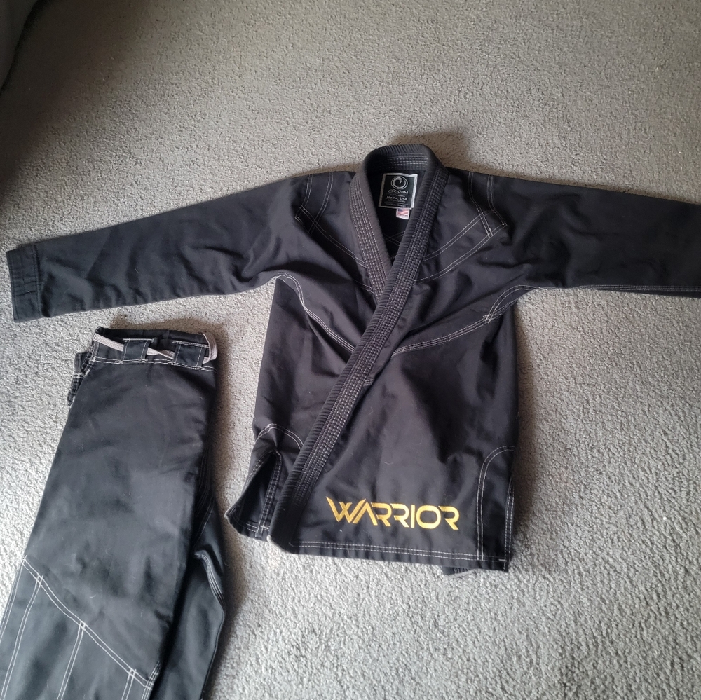 Origin warrior gi jiu jitsu bjj medium A2